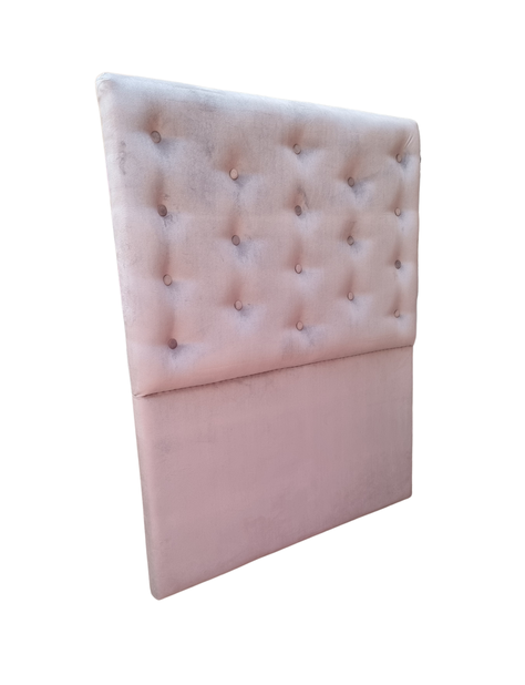 Respaldo 1.5 Plazas a Piso Botone Gris Felpa Muebles Rimar-1