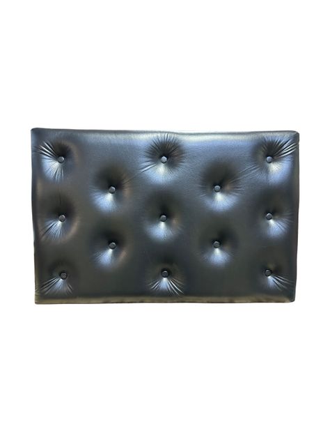 Respaldo 1 Plaza Negro Eco cuero Muebles Rimar-1