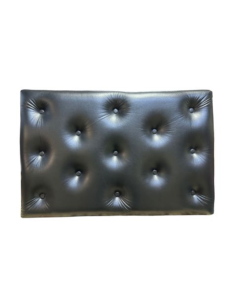 Respaldo 1 Plaza Negro Eco cuero Muebles Rimar-4