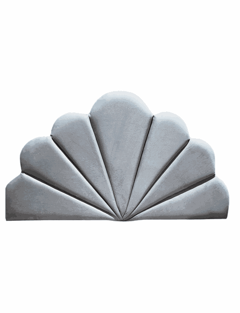Respaldo Coral 1 1/2 Gris Claro Felpa Rimar-4
