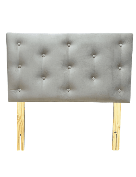 Respaldo 1.5 P Botone Beige Felpa Muebles Rimar-0