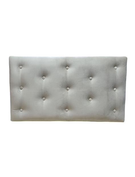 Respaldo 1.5 P Botone Beige Felpa Muebles Rimar-1