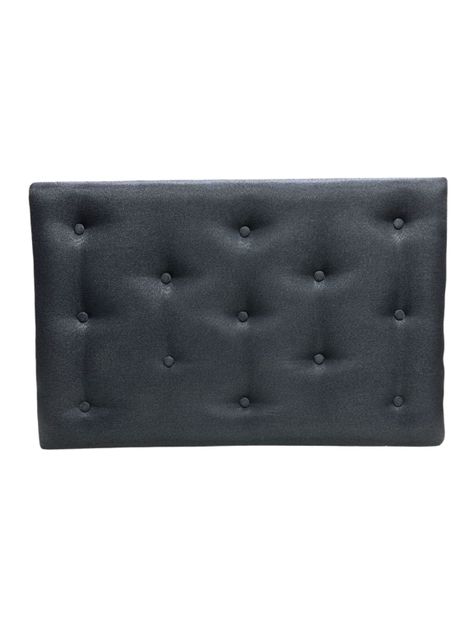 Respaldo 1 Plaza Negro Lino Muebles Rimar-1