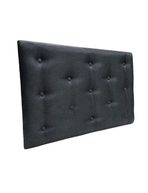 Respaldo 1 Plaza Negro Lino Muebles Rimar-2