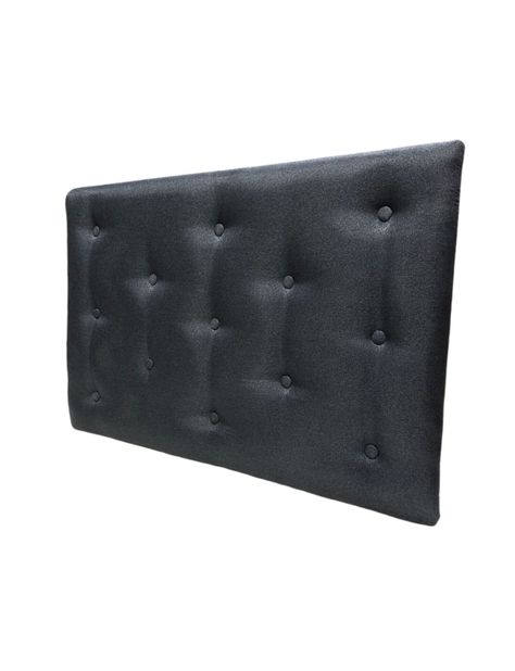 Respaldo 1 Plaza Negro Lino Muebles Rimar-3