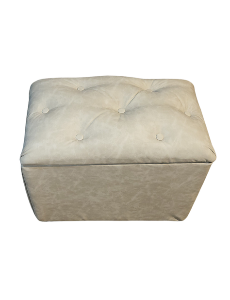 Baúl Botone Beige Eco Cuero 60x40x40x50 Muebles Rimar-6