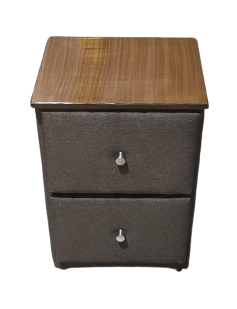 Veladores Doble Cajón Cafe Lino Muebles Rimar-3