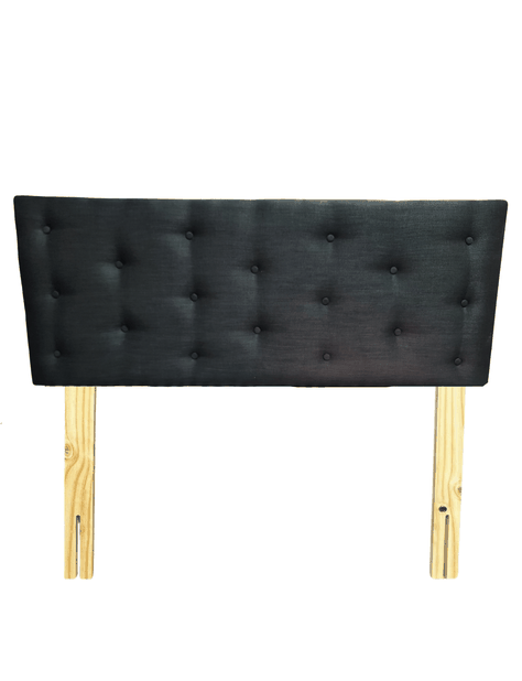 Respaldo Botoné 2P Negro Lino -4