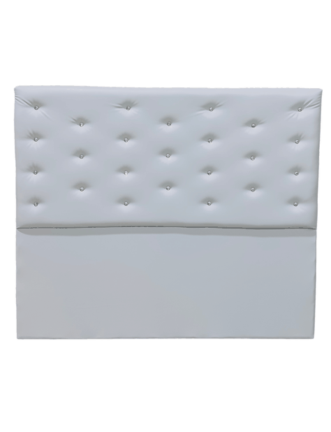 RESPALDO BOTON DIAMANTE A PISO 2P BLANCO ECO CUERO-3