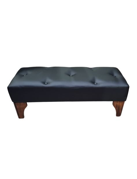 BANQUETA NEGRA ECO CUERO MUEBLES RIMAR-0