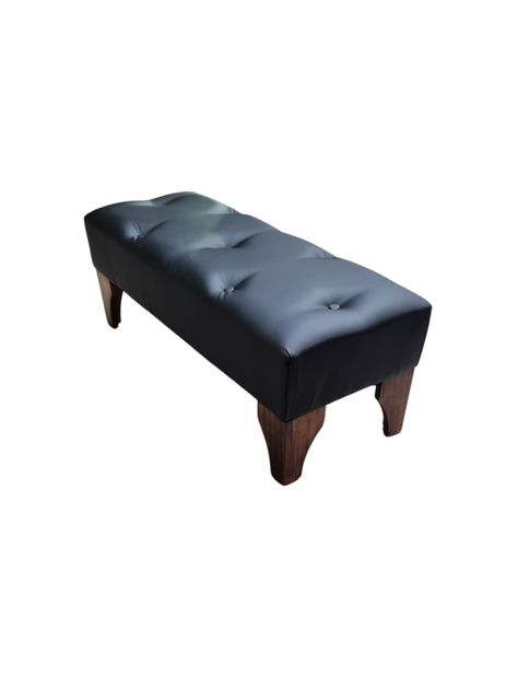 BANQUETA NEGRA ECO CUERO MUEBLES RIMAR-2