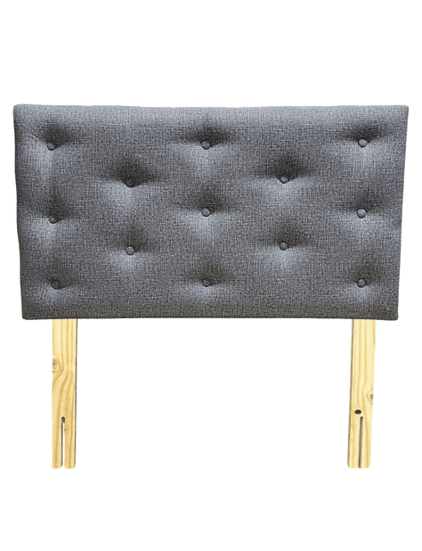 Respaldo 1.5 plazas Gris Jaspiado Cavancha Muebles Rimar-0