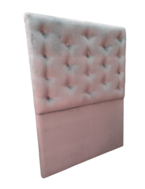 Respaldo 1.5 Gris Oscuro Felpa Botone a piso Muebles Rimar-1