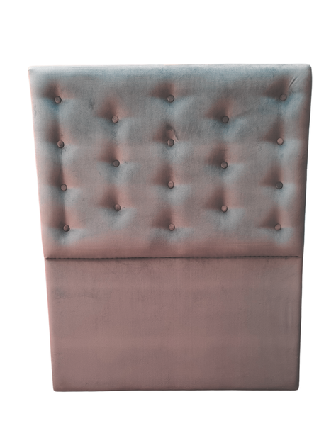 Respaldo 1.5 Gris Oscuro Felpa Botone a piso Muebles Rimar-3
