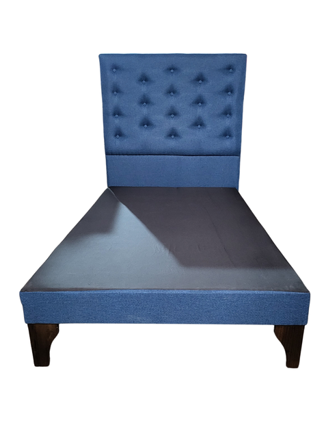 Cama Europea 1.5 Plazas + Respaldo Calipso A Piso -4
