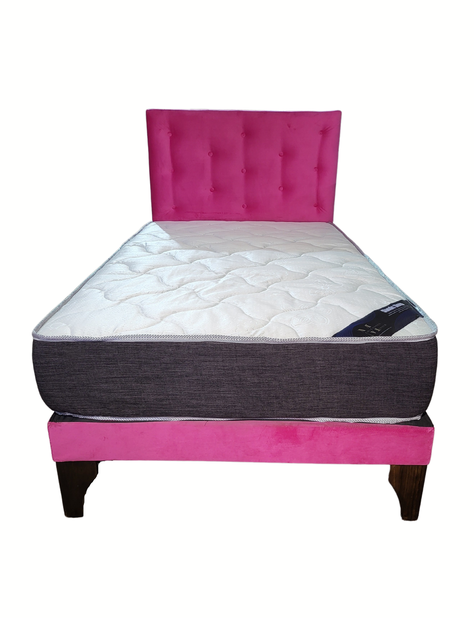 CAMA EUROPEA RIMAR 1.5P FUCSIA FELPA -0
