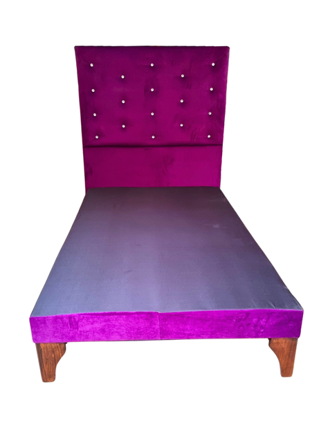 Base Europea 1 plaza + Respaldo a piso Morado Diam-2