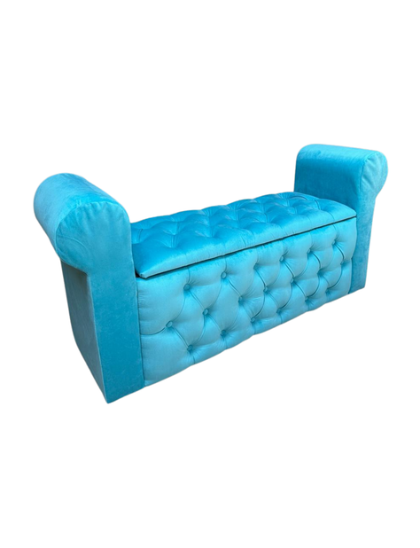 BANQUETA BAUL CON BRAZOS FELPA CALIPSO -5