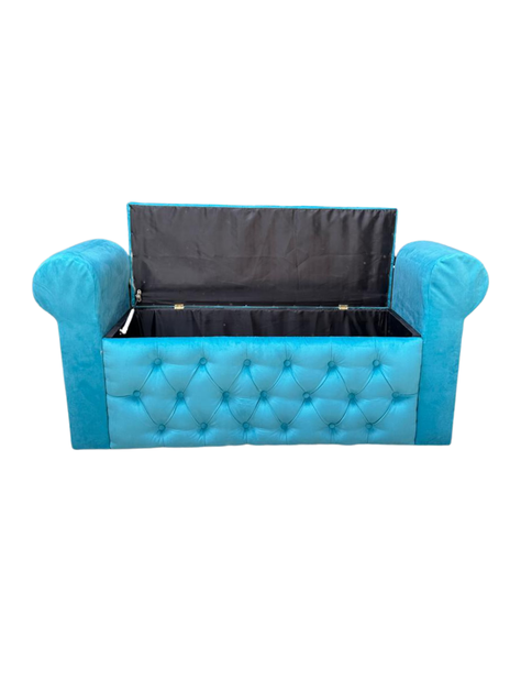 BANQUETA BAUL CON BRAZOS FELPA CALIPSO -7