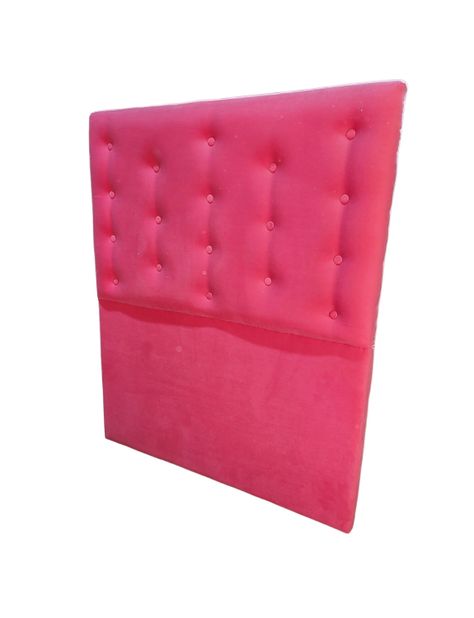 Respaldo 1.5 Rosado Felpa Botone a piso Muebles Rimar-2