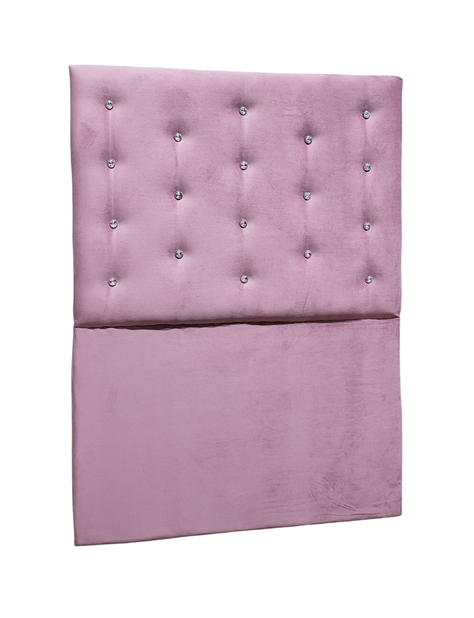 Respaldo 1 Plaza Palo Rosa Botón Diamante a piso Muebles Rimar-3