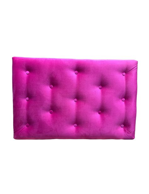 Respaldo 1 Plaza Fucsia Felpa Muebles Rimar-5