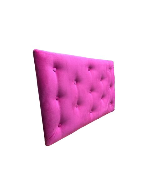 Respaldo 1 Plaza Fucsia Felpa Muebles Rimar-2
