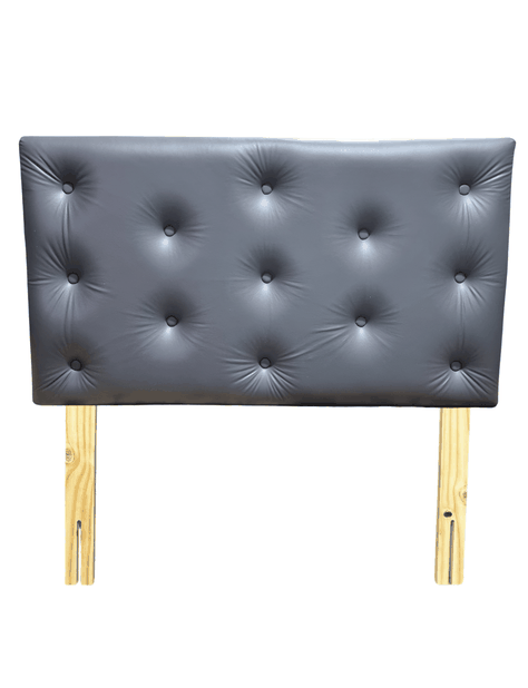Respaldo 1.5 Plazas Botone Eco Cuero Muebles Rimar-0