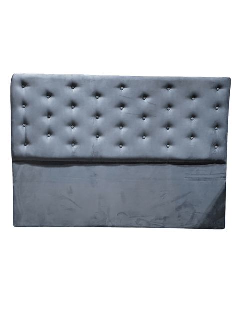 RESPALDO BOTONE A PISO KING GRIS FELPA -2