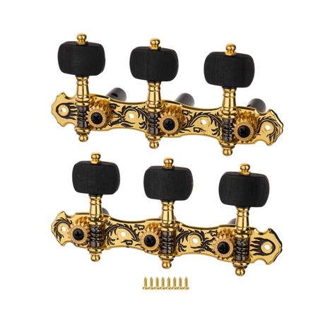 Clavijero Guitarra Alice AOS-028BDP - Zinc Chapado en Oro-0
