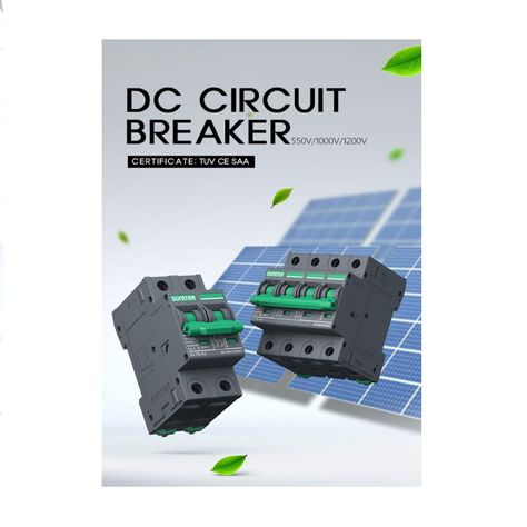 Interruptor Automático Dc 10a 550v 2p Bipolar Solar Sl7n-63-1
