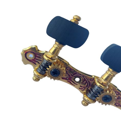 Clavijero Alice Aos-028rdp Zinc Chapado Oro, Clavija Ebano-1