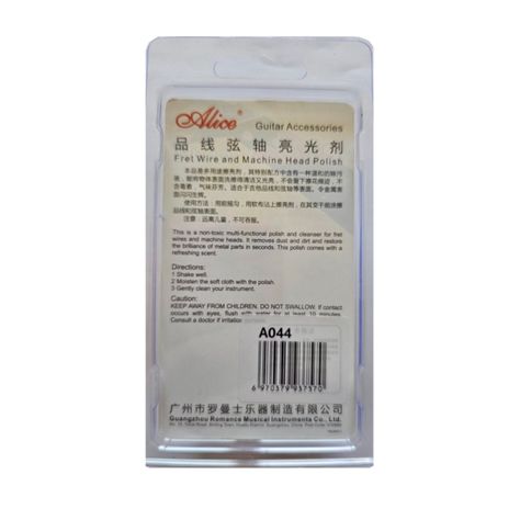 Limpiador Alice A044 Para Trastes Y Clavijeros De Guitarra-1