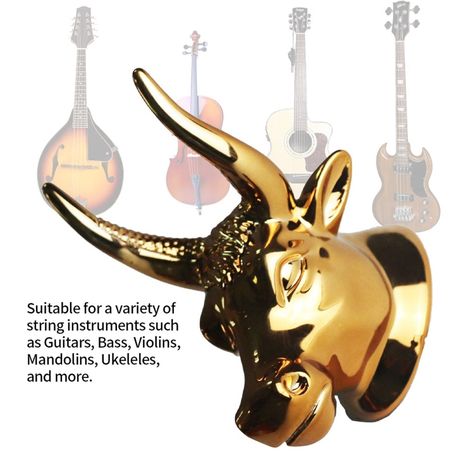Soporte De Guitarra Modelo Bull-hook Para Pared-1