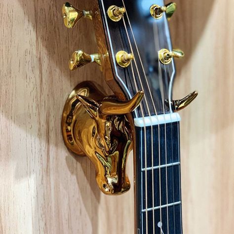 Soporte De Guitarra Modelo Bull-hook Para Pared-4