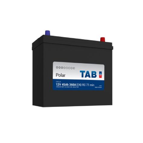 Batería Tab Automotriz 12v 45a 400cca S45ja Libre Mant-0