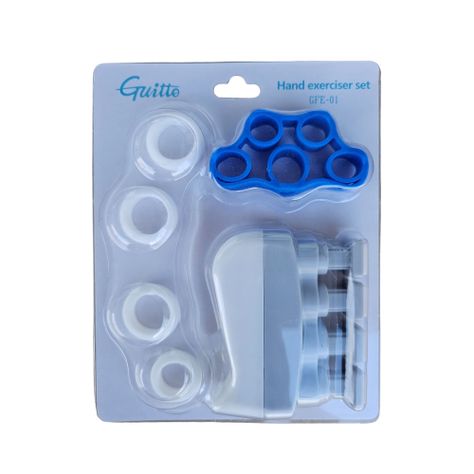 Set Ejercitador Tensor Dedos Para Guitarrista Guitto Gfge-01-0
