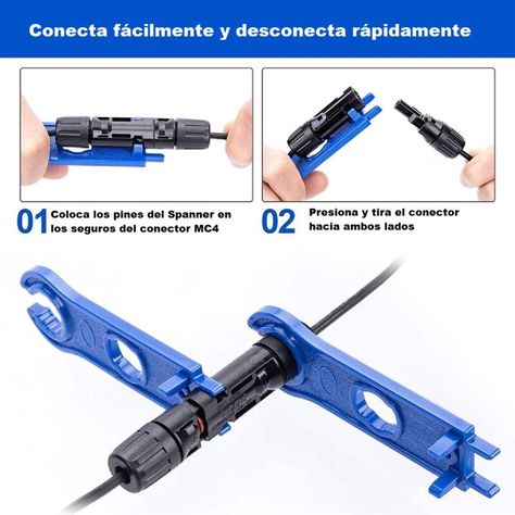 Par Llave Inglesa Spanner Mc4 Para Conector Solar Mc4 /1 Par-5
