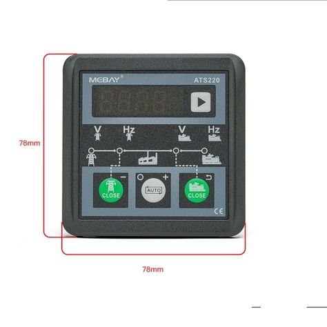Ats Módulo Controlador Mebay Ats220 Para Generador-2