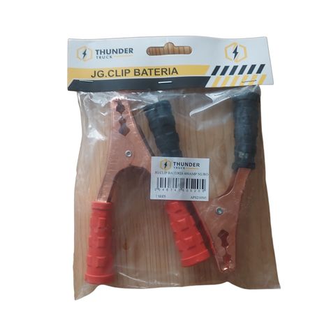 Par Pinzas De Bateria 300/600a 12/24v Roj/neg Trabajo Pesado-4