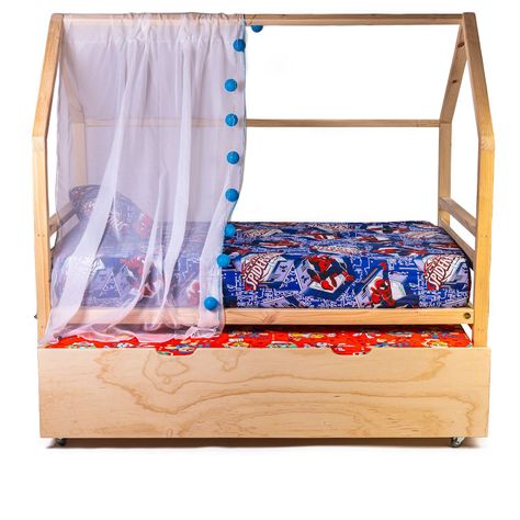Cama Nido Casita sb - 1 plaza-1