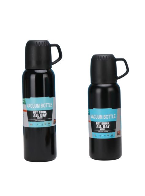 Termo inoxidable Caliente frío 500 ml + 3 vasos-1