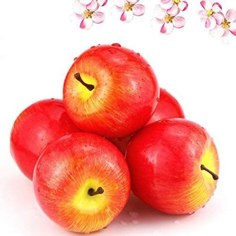 FRUTA ARTIFICIAL MANZANA ROJA COREL -0
