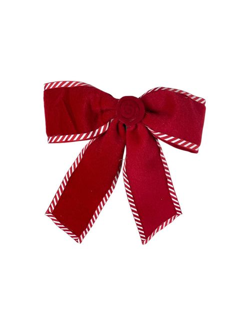 Moño De Cinta Rojo 30 X 25 Cm-0