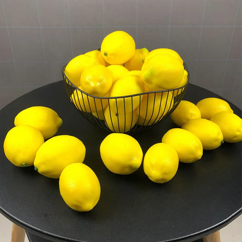 FRUTA ARTIFICIAL LIMON AMARILLO COREL -1