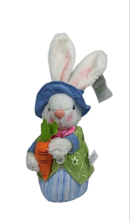 Peluche Conejo De Pascua Verde-Azul 30Cm-0