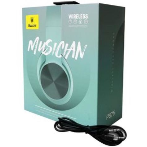 Audifono Bluetooth Musican Boccini Turquesa-2