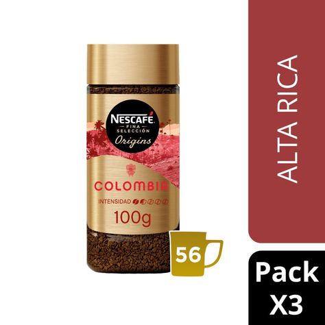 Café NESCAFÉ® Fina Selección Colombia Frasco 100g Pack X3-0