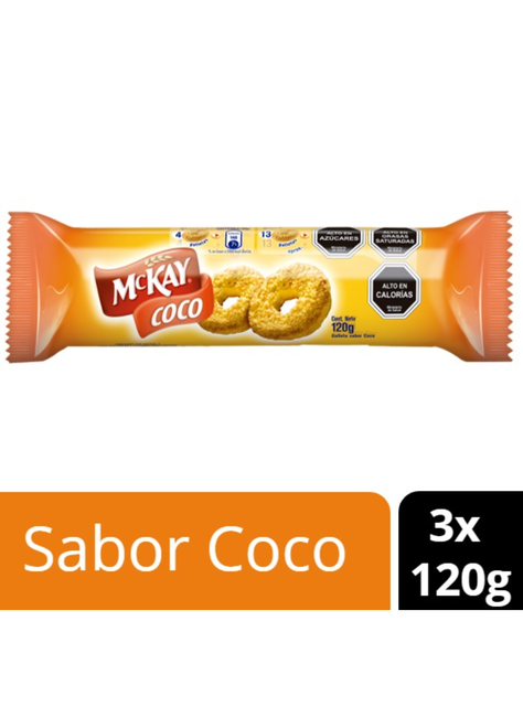 Galletas NESTLÉ® MCKAY® Coco 120g Pack X3Por Nestlé-0