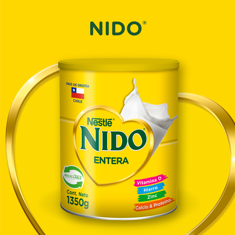 Leche en Polvo Nido® Entera Tarro 1350g-0